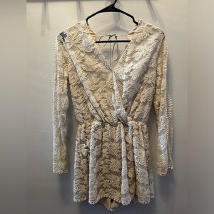 Anthropologie Lace Romper / Size 0